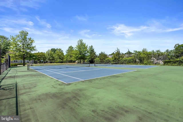 6000 Village Way Unit 308, Upper Chichester, PA 19061 - view of tennis court featuring community basketball court