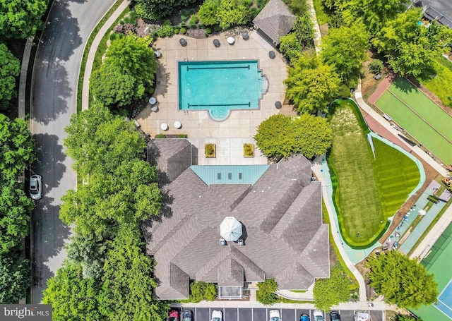6000 Village Way Unit 308, Upper Chichester, PA 19061 - bird's eye view of a pool