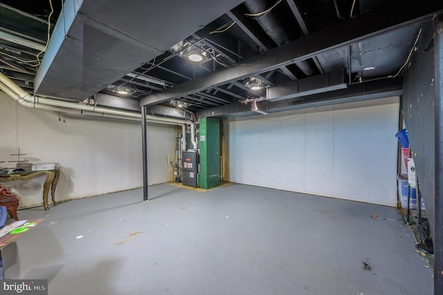 1981 Greentree Rd, Cherry Hill, NJ 08003 - unfinished basement with heating unit