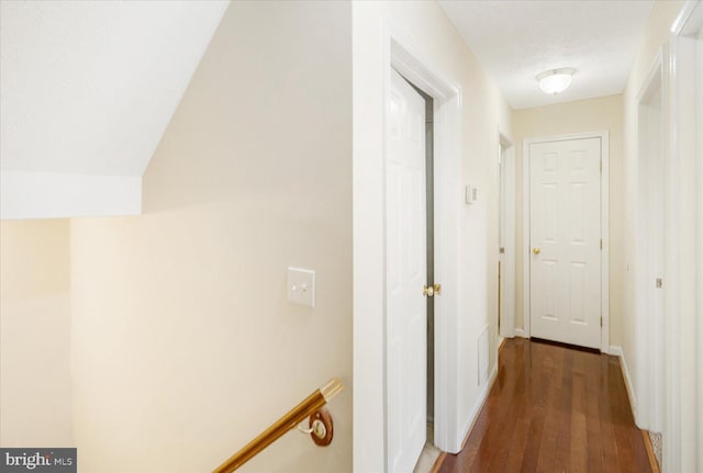 4260 Maple Path Cir Unit 15, Nottingham, MD 21236 - corridor with wood finished floors and an upstairs landing