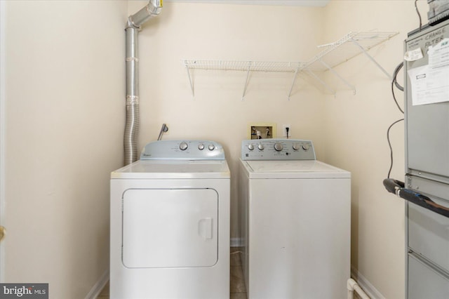 4260 Maple Path Cir Unit 15, Nottingham, MD 21236 - laundry room with washing machine and dryer