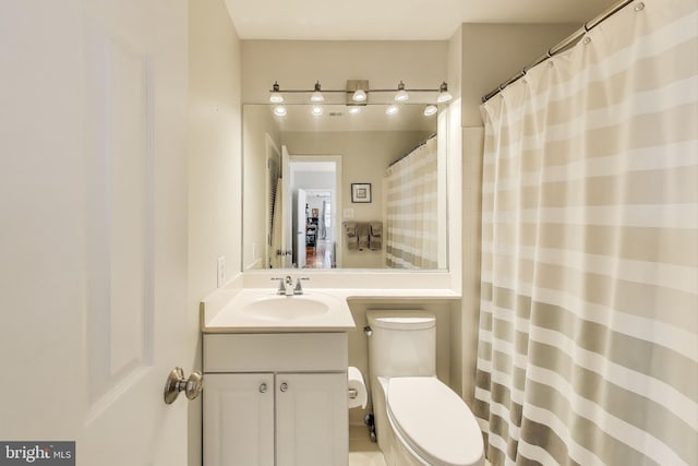 1619 R St NW Unit 501, Washington, DC 20009 - full bath with vanity, tile patterned flooring, and a shower with curtain