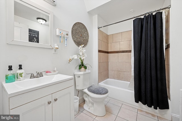 2467 79th Ave, Philadelphia, PA 19150 - full bath featuring tile patterned floors, vanity, and shower / bath combo