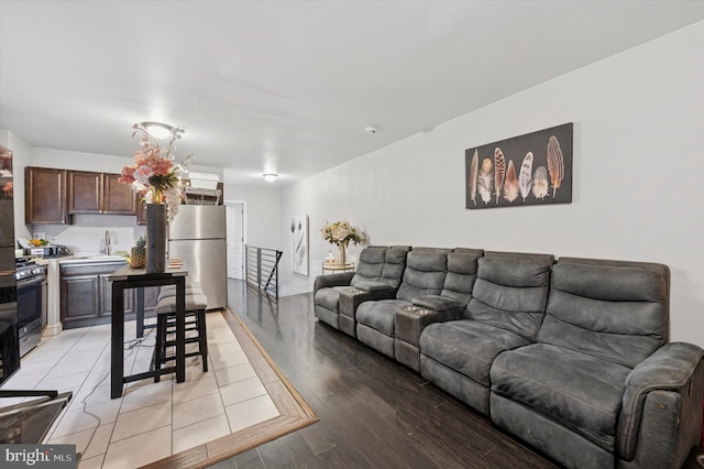 2467 79th Ave, Philadelphia, PA 19150 - living room featuring light wood-type flooring