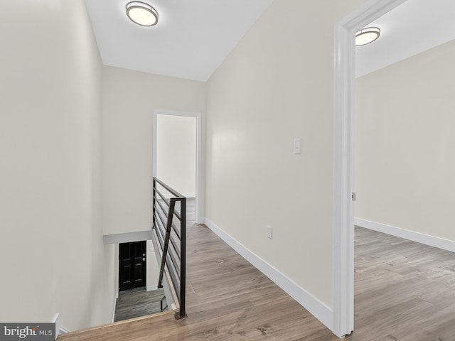 3020 Euclid Ave, Philadelphia, PA 19121 - staircase with wood finished floors and baseboards