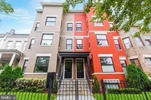 3624 10th St NW Unit 4, Washington, DC 20010 - townhome / multi-family property featuring a fenced front yard and a gate