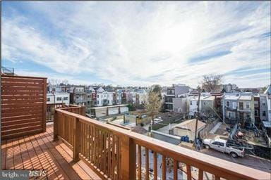 3624 10th St NW Unit 4, Washington, DC 20010 - view of wooden deck