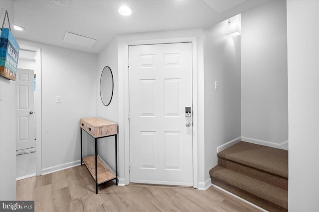 39334 Tall Pines Ct Unit 15001, Bethany Beach, DE 19930 - entrance foyer featuring light wood finished floors, recessed lighting, and stairway