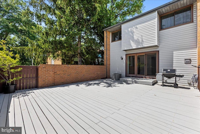 206 Canterbury Ct, Hightstown, NJ 08520 - deck with a grill
