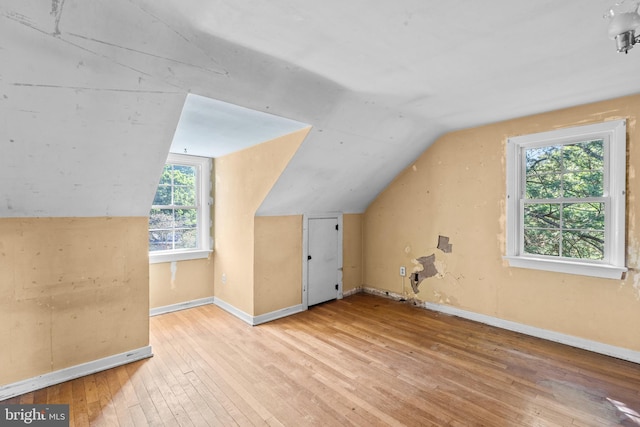 431 E Summit Ave, Telford, PA 18969 - bonus room featuring wood-type flooring and vaulted ceiling