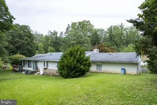 3782 Grandview Ave, Bensalem, PA 19020 - rear view of house with a lawn