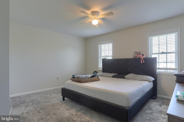 206 Lighthouse Dr, Jonestown, PA 17038 - carpeted bedroom with baseboards and a ceiling fan