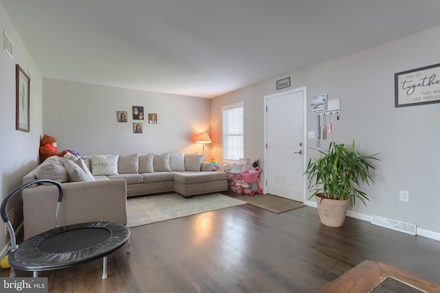 206 Lighthouse Dr, Jonestown, PA 17038 - living room featuring wood finished floors and baseboards