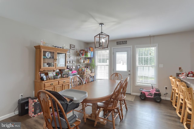 206 Lighthouse Dr, Jonestown, PA 17038 - dining space with wood finished floors and baseboards