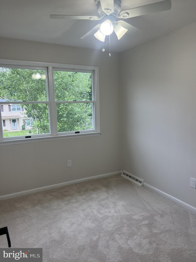 63 Baker Blvd, Marlton, NJ 08053 - carpeted spare room with a ceiling fan and baseboards
