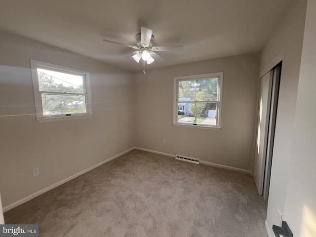 63 Baker Blvd, Marlton, NJ 08053 - unfurnished bedroom featuring carpet floors, a closet, and a ceiling fan