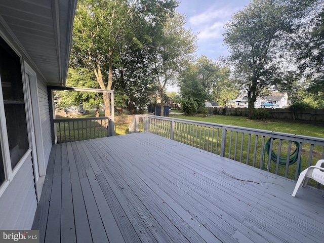 63 Baker Blvd, Marlton, NJ 08053 - wooden deck featuring a fenced backyard