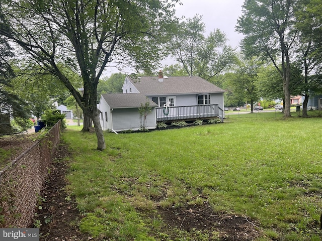 63 Baker Blvd, Marlton, NJ 08053 - back of property featuring a deck