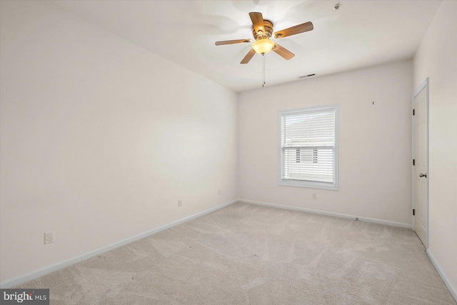 34704 Villa Cir Unit 1307, Lewes, DE 19958 - unfurnished room with light colored carpet and ceiling fan