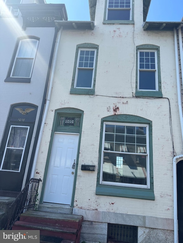 1016 Spring St, Reading, PA 19604 - view of front of home with brick siding