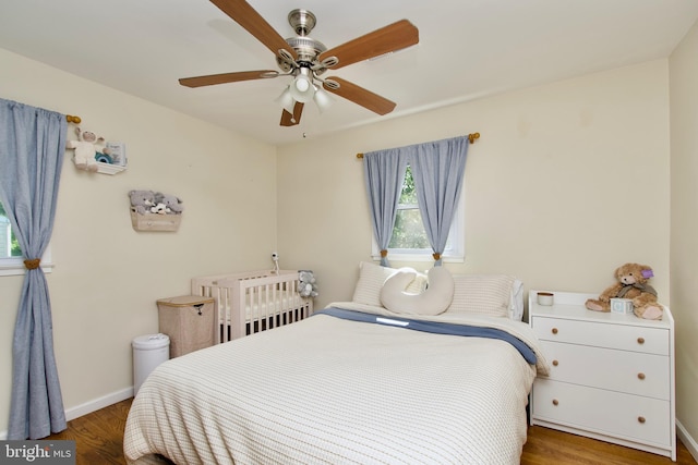 1411 Kentucky Ave, Woodbridge, VA 22191 - bedroom featuring wood finished floors and ceiling fan