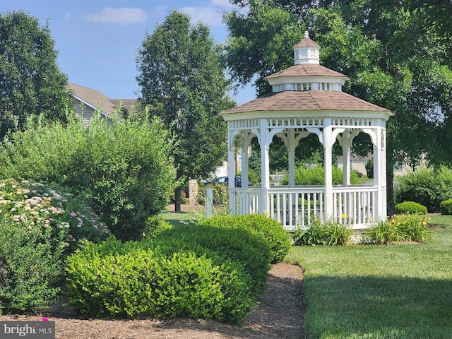 45 Harcrest Ct, Dover, DE 19901 - view of green lawn featuring a gazebo