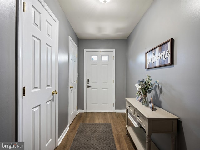 13 Mistala Ct, Inwood, WV 25428 - entryway featuring dark wood finished floors and baseboards