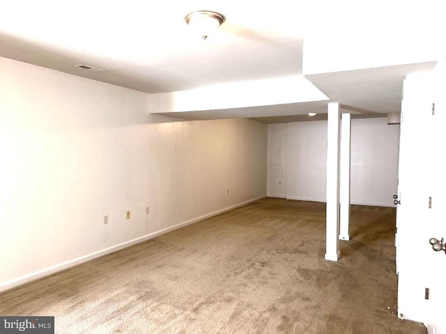 18 Kilgore Way, Bunker Hill, WV 25413 - finished basement featuring carpet floors and baseboards