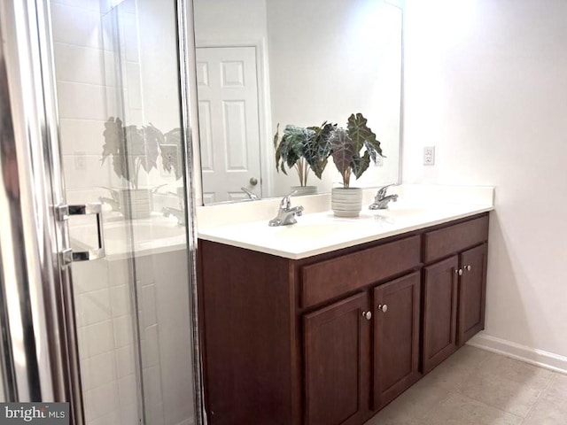 18 Kilgore Way, Bunker Hill, WV 25413 - bathroom with double vanity and a shower stall
