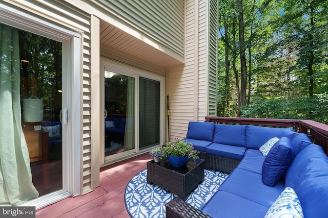 11590 Mohican Rd, Woodbridge, VA 22192 - deck with outdoor lounge area