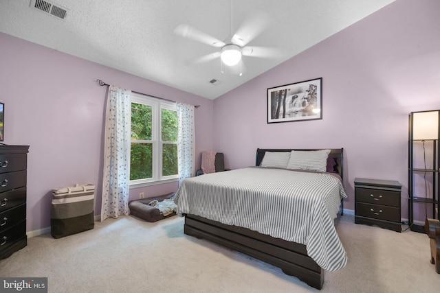 11590 Mohican Rd, Woodbridge, VA 22192 - bedroom featuring carpet, vaulted ceiling, and a ceiling fan