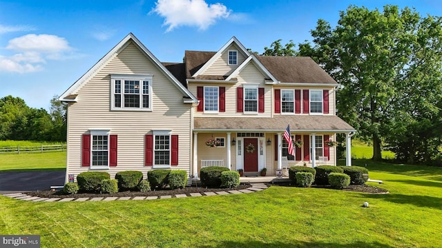 126 Fairbrook Dr, Gilbertsville, PA 19525 - view of front of property featuring covered porch