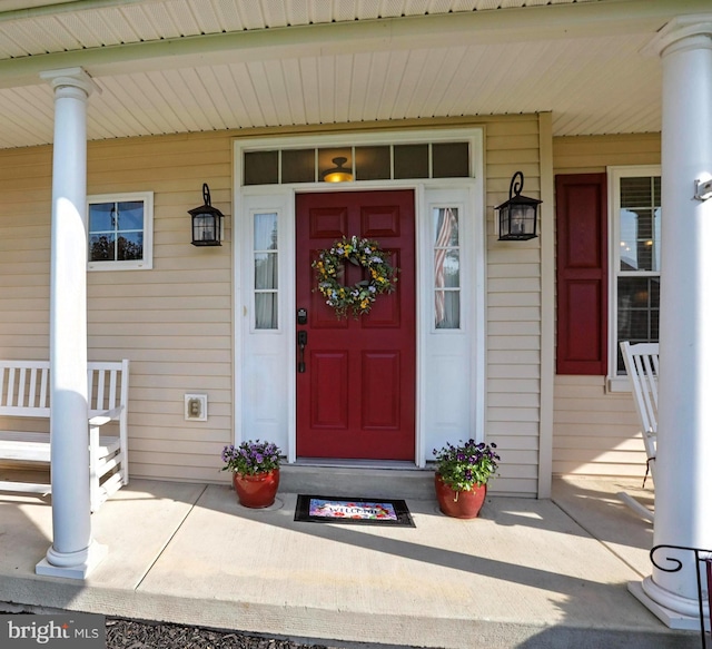 126 Fairbrook Dr, Gilbertsville, PA 19525 - entrance to property featuring covered porch
