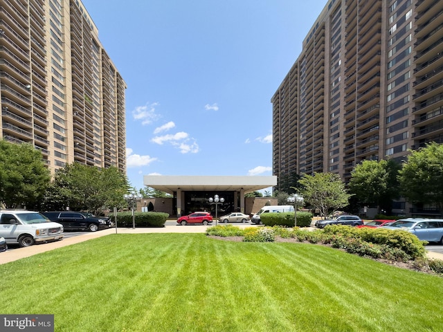 3701 George Mason Dr S Unit 1803N, Falls Church, VA 22041 - view of building exterior with uncovered parking