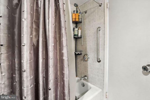 3701 George Mason Dr S Unit 1803N, Falls Church, VA 22041 - full bathroom with shower / tub combo with curtain