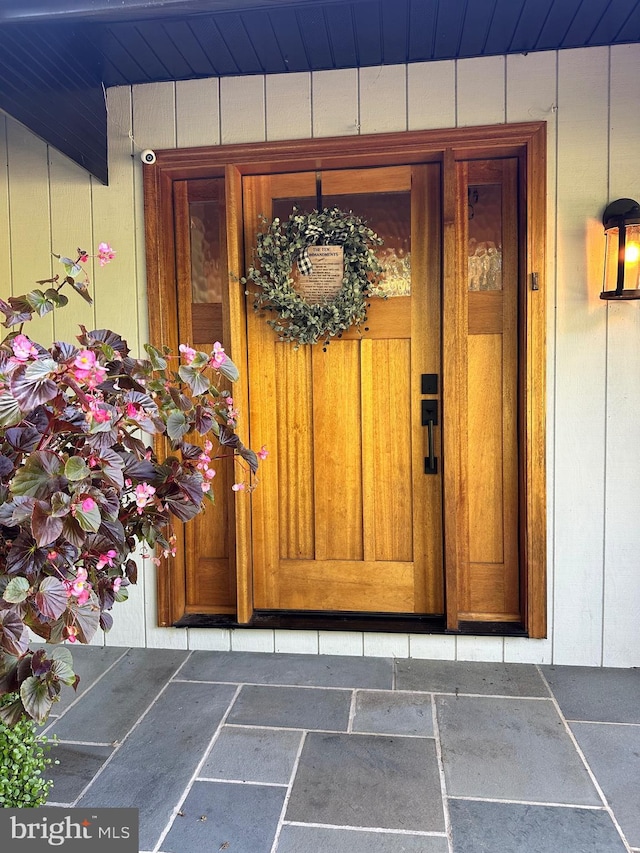 213 Tomahawk Dr, Conestoga, PA 17516 - view of exterior entry with a surveillance system