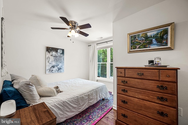 177 Bortondale Rd, Media, PA 19063 - bedroom featuring wood finished floors and ceiling fan