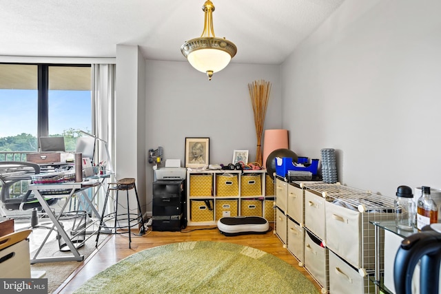 801 Yale Ave Unit 1016, Swarthmore, PA 19081 - office area featuring wood finished floors