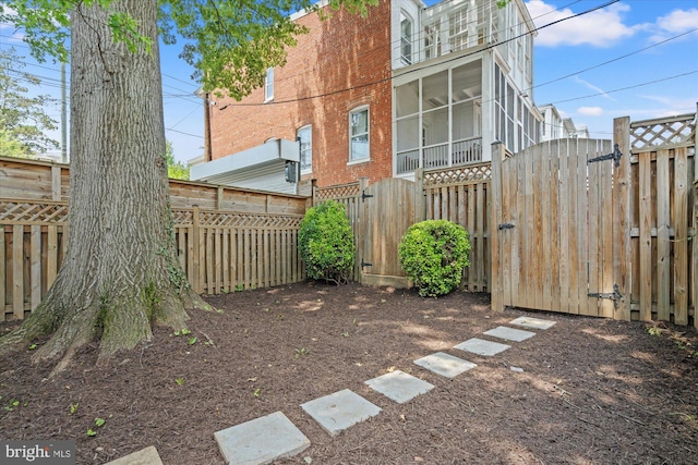 1425 Webster St NW, Washington, DC 20011 - fenced backyard with a gate
