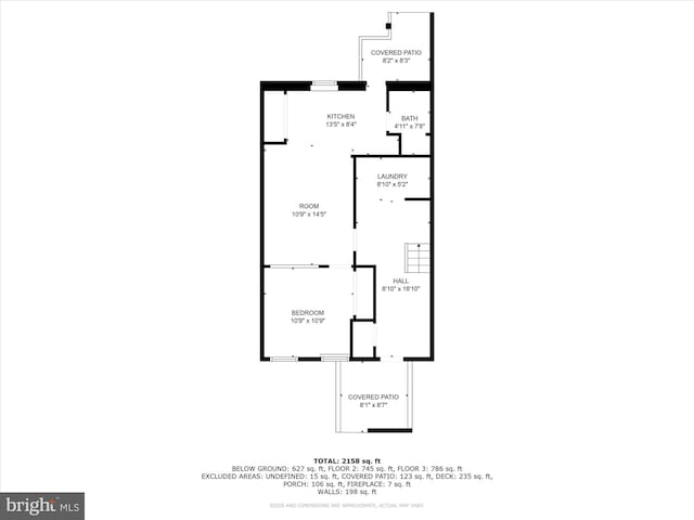 1425 Webster St NW, Washington, DC 20011 - view of home floor plan