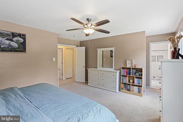 8535 Dark Hawk Cir, Columbia, MD 21045 - bedroom with light carpet and ceiling fan