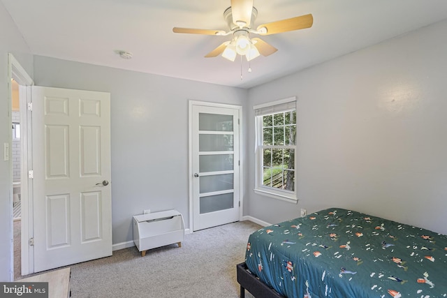 8535 Dark Hawk Cir, Columbia, MD 21045 - bedroom with carpet flooring and a ceiling fan