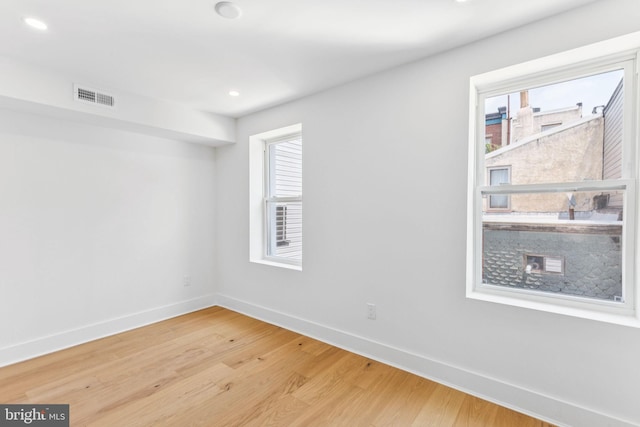2165 E Gordon St, Philadelphia, PA 19125 - empty room featuring light wood finished floors and recessed lighting