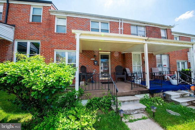 5563 Cedonia Ave, Baltimore, MD 21206 - view of front of property with a porch and brick siding