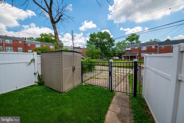 5563 Cedonia Ave, Baltimore, MD 21206 - gate featuring a shed