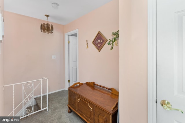 2028 S Olden Ave, Hamilton, NJ 08610 - hall featuring carpet flooring and baseboards