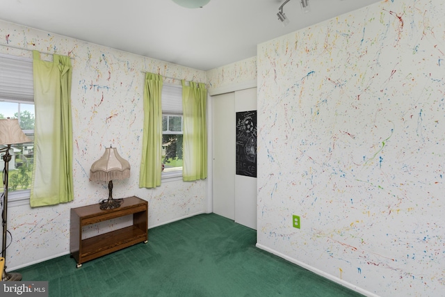 2028 S Olden Ave, Hamilton, NJ 08610 - unfurnished room with healthy amount of natural light, carpet, and wallpapered walls