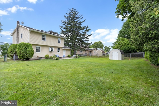 2028 S Olden Ave, Hamilton, NJ 08610 - fenced backyard featuring a storage shed and a patio area