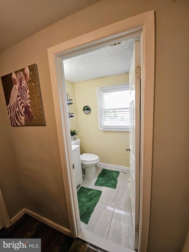 1 Helm Turn, Willingboro, NJ 08046 - half bathroom with vanity and wood finished floors