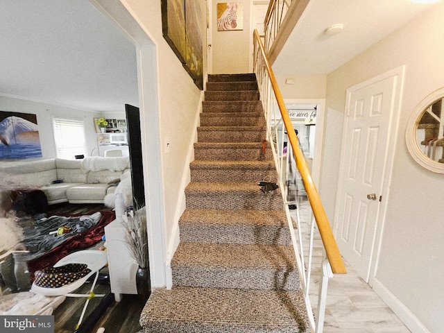 1 Helm Turn, Willingboro, NJ 08046 - stairway with baseboards